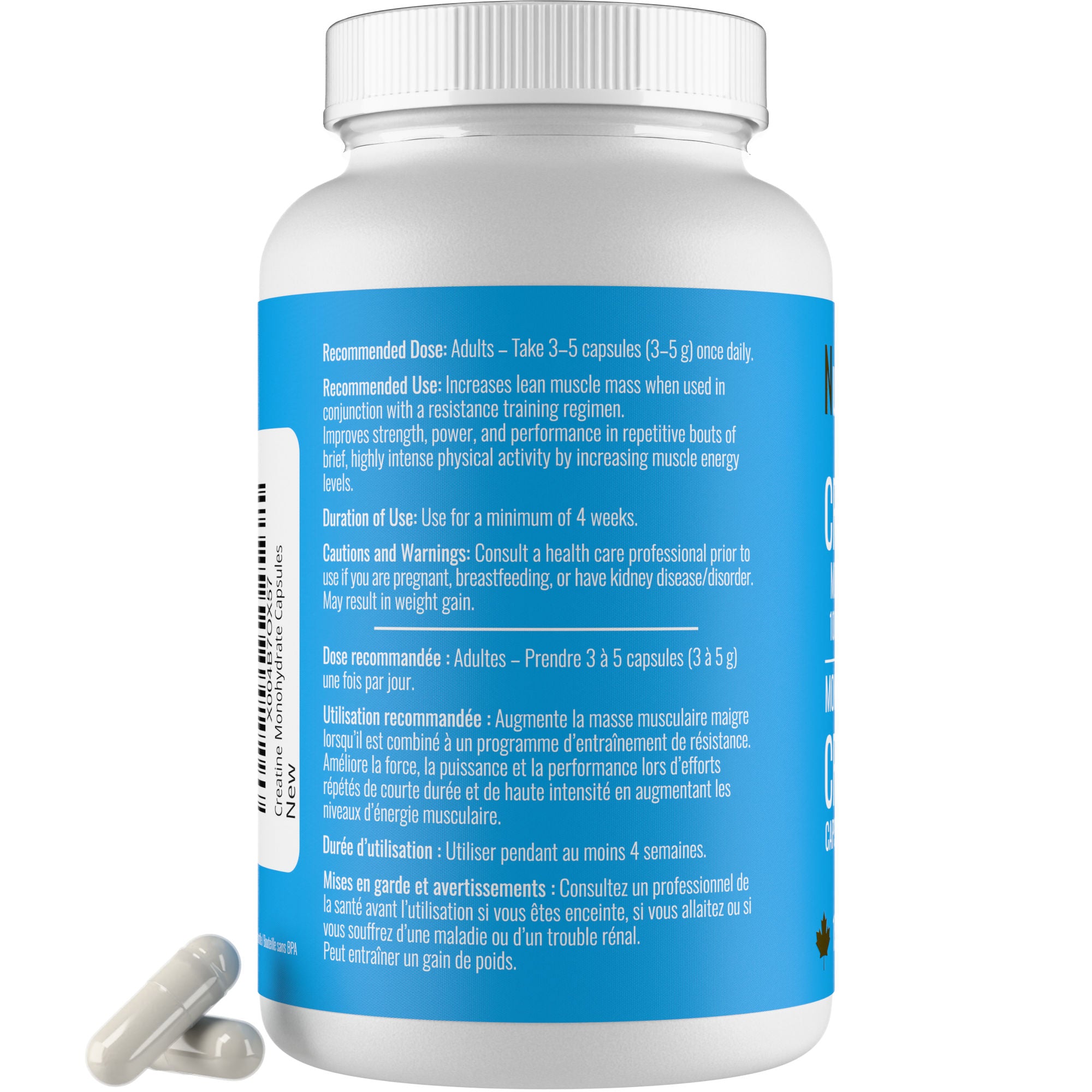 Creatine Monohydrate (150 Capsules)