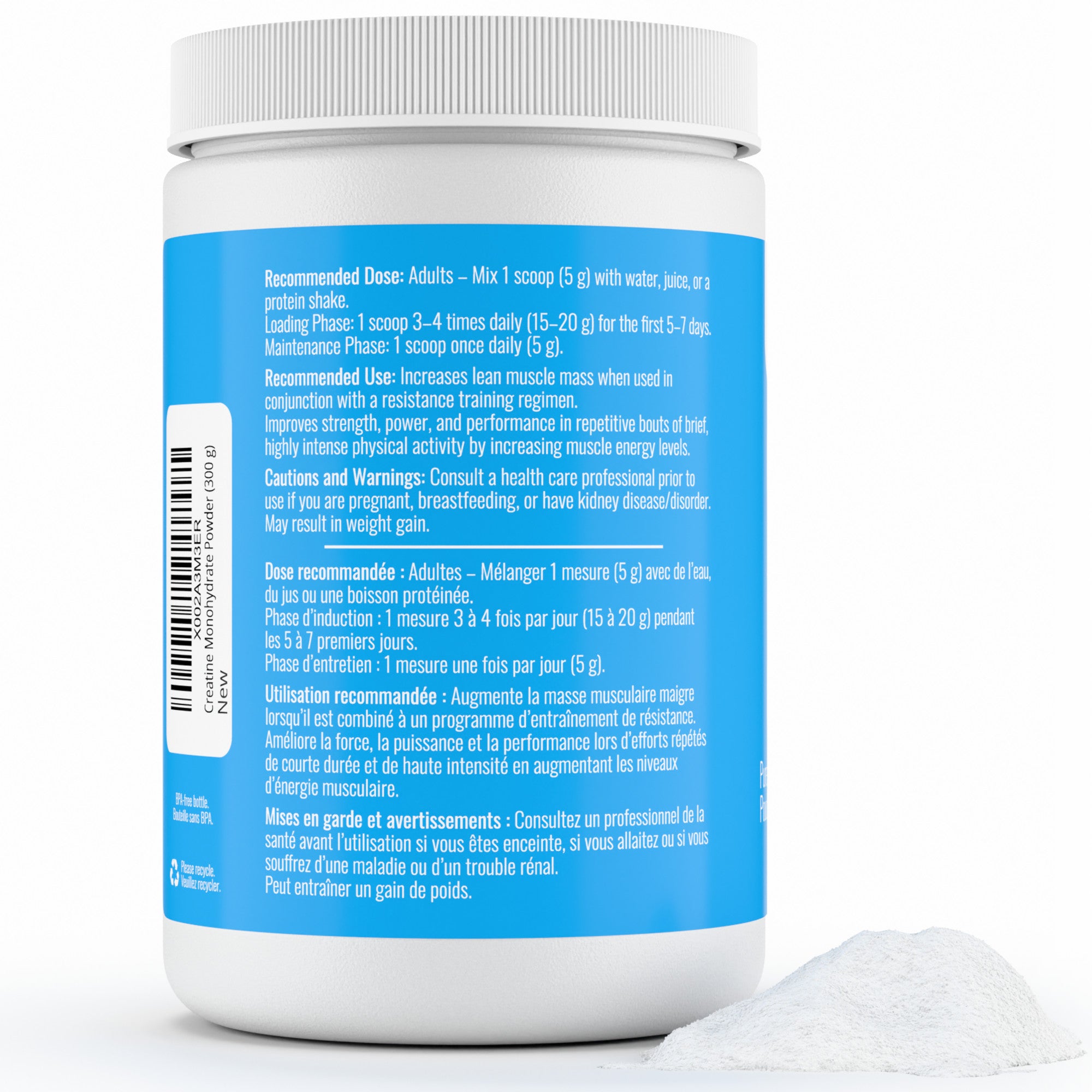 Creatine Monohydrate (300 g Powder)