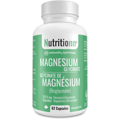 Magnesium Glycinate (62 Capsules)