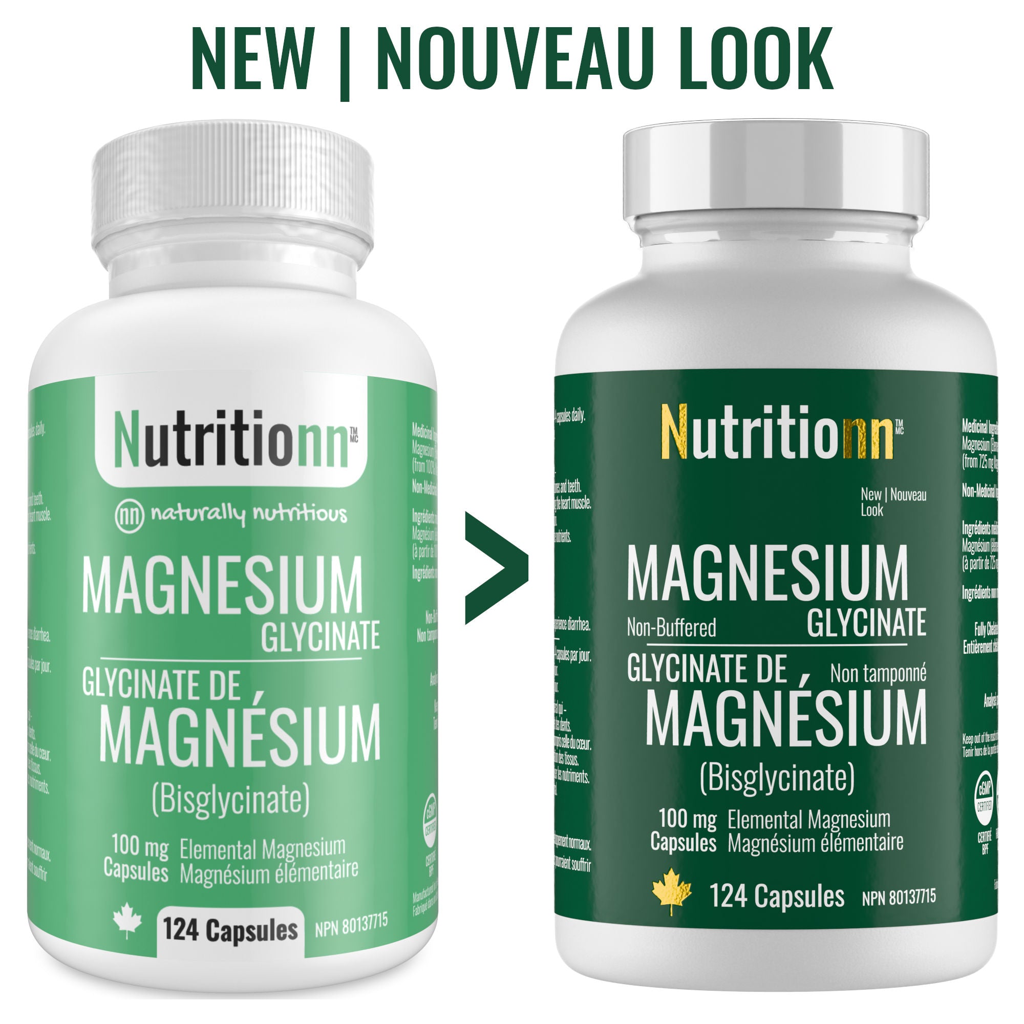 Magnesium Glycinate (124 Capsules)